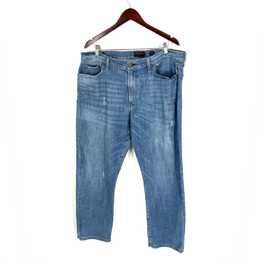 Lucky Brand Jeans Mens 40x30 363 Vintage Straight Distressed